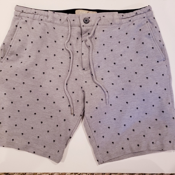 Zara Other - Zara mens knit gray shorts lounge elastic large